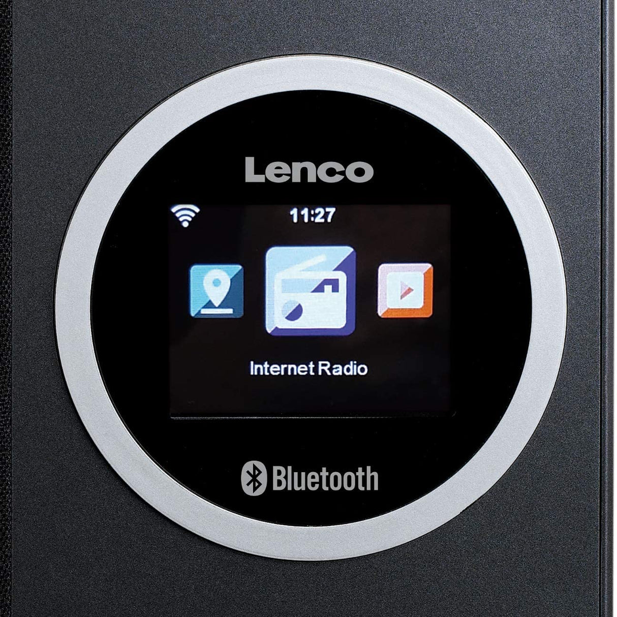 Lenco DIR-70 Internet Radio with Bluetooth, Black