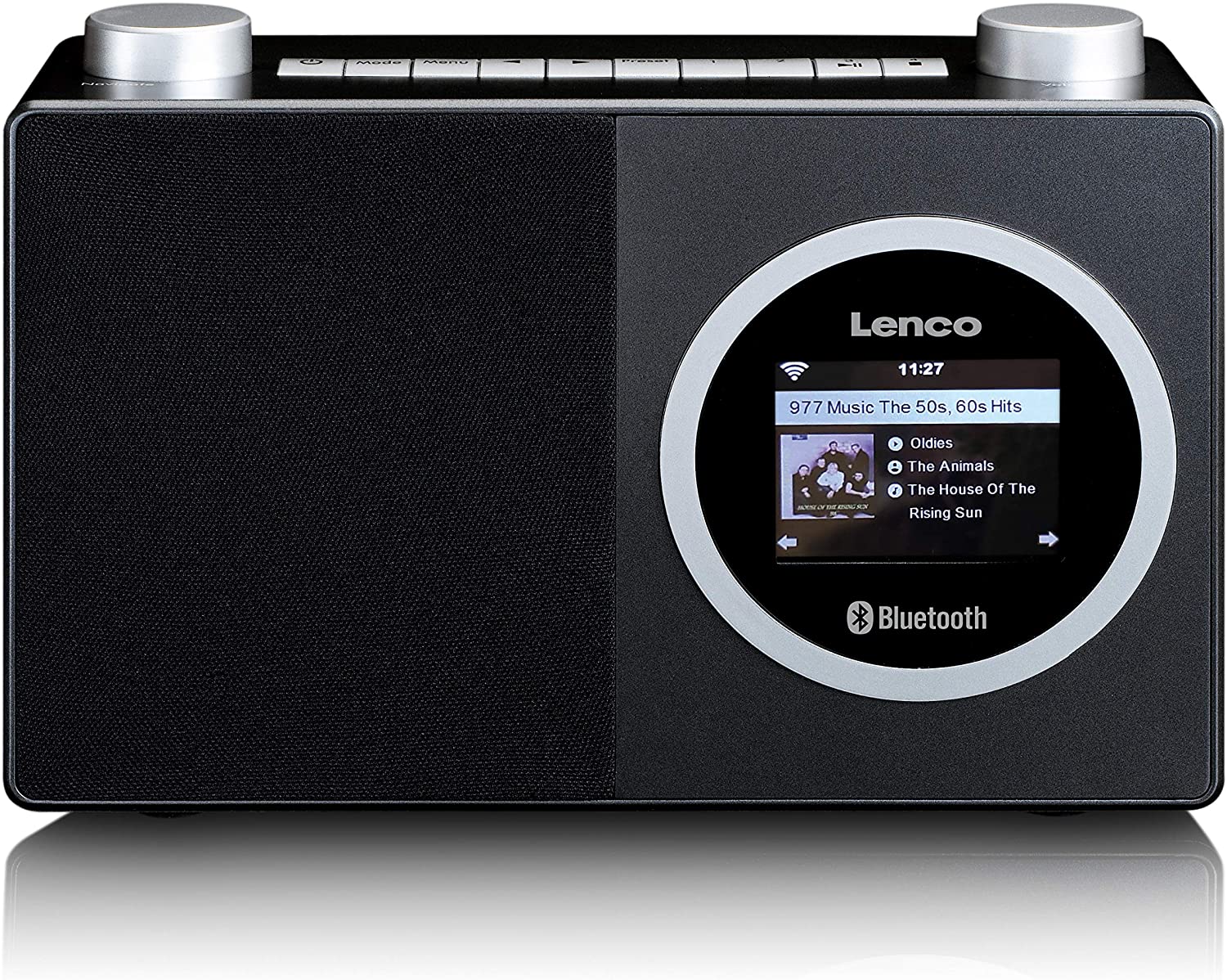 Lenco DIR-70 Internet Radio with Bluetooth, Black