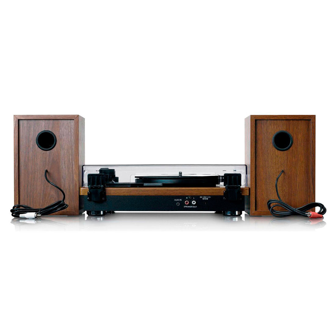 Lenco LS-100 Giradischi con Altoparlanti (Teak)
