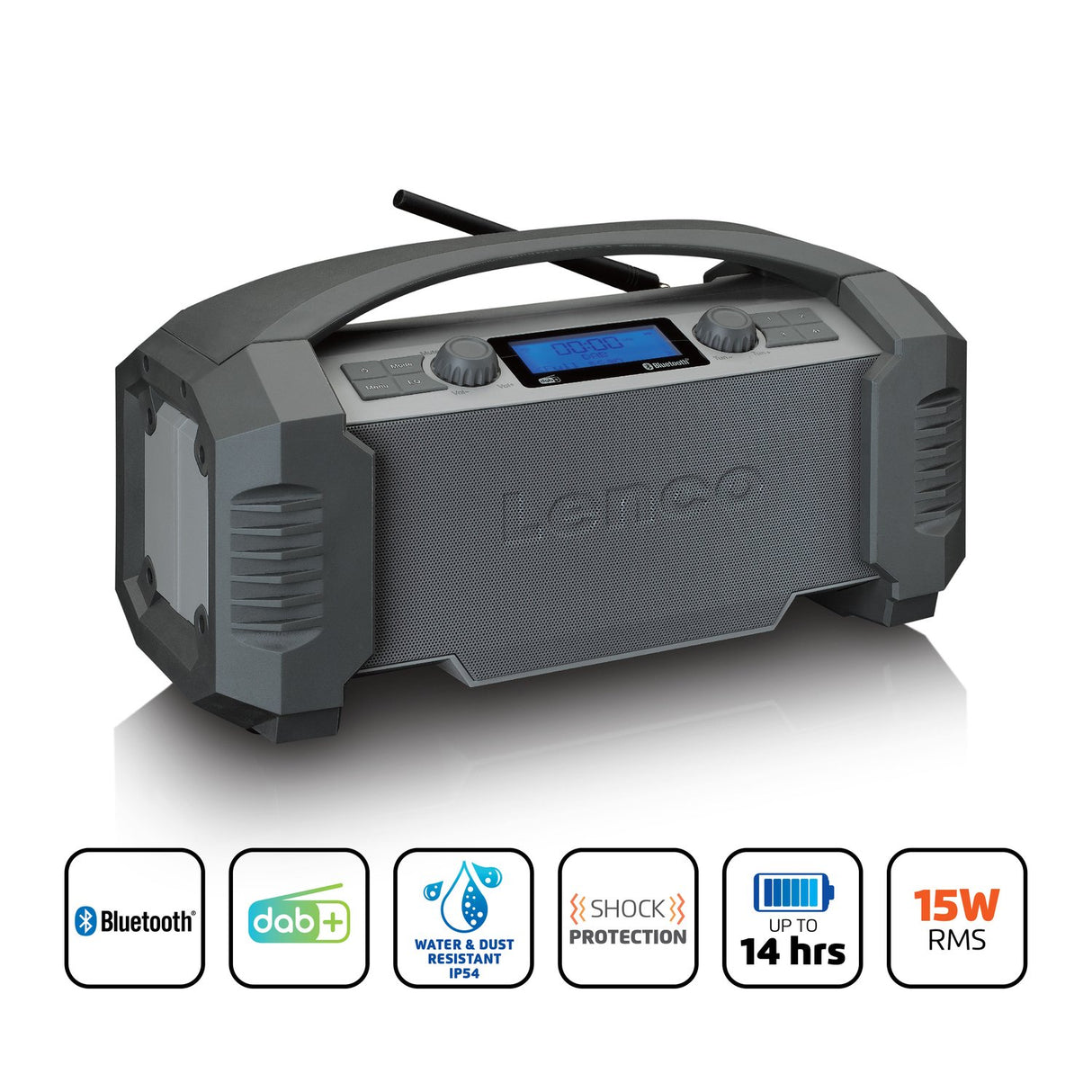 Lenco ODR-150 DAB Radio, Black