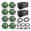 Light4Me Flat Par Bundle XL