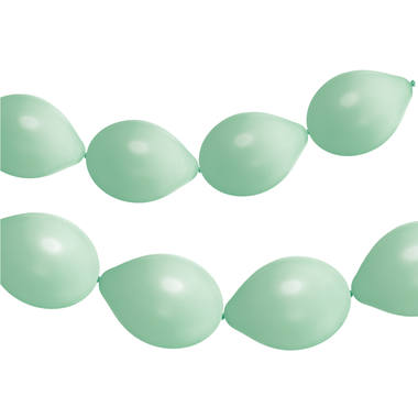 Palloncini Link per Ghirlande 8 pz. (Pistacchio Polvere Opaco, 33cm)