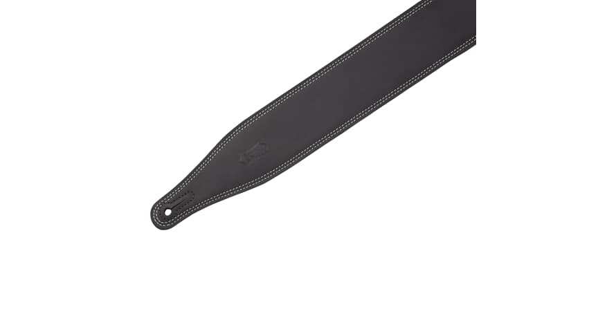 Levys M17BDS tracolla per chitarra 2 1/2", parte superiore black pull up