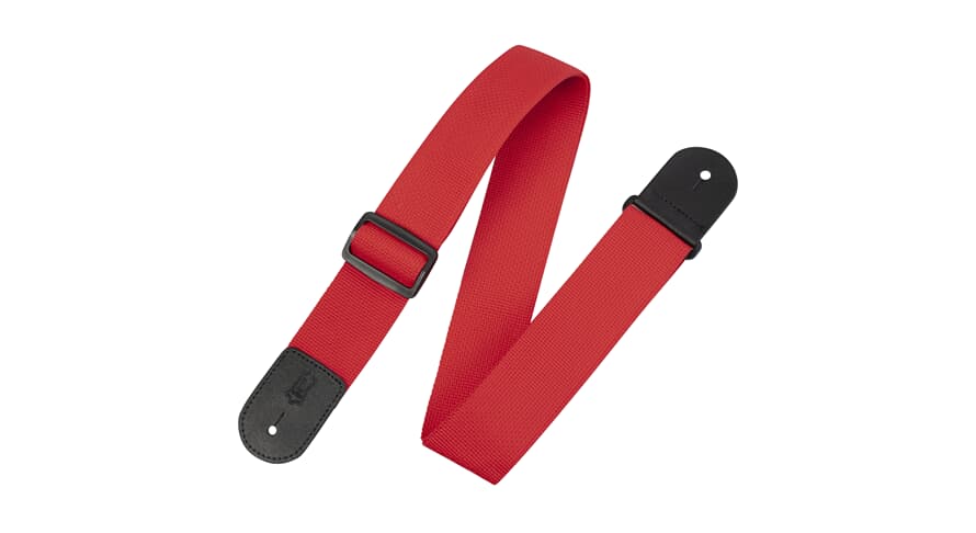 Levys M8POLY tracolla per chitarra 2", rossa