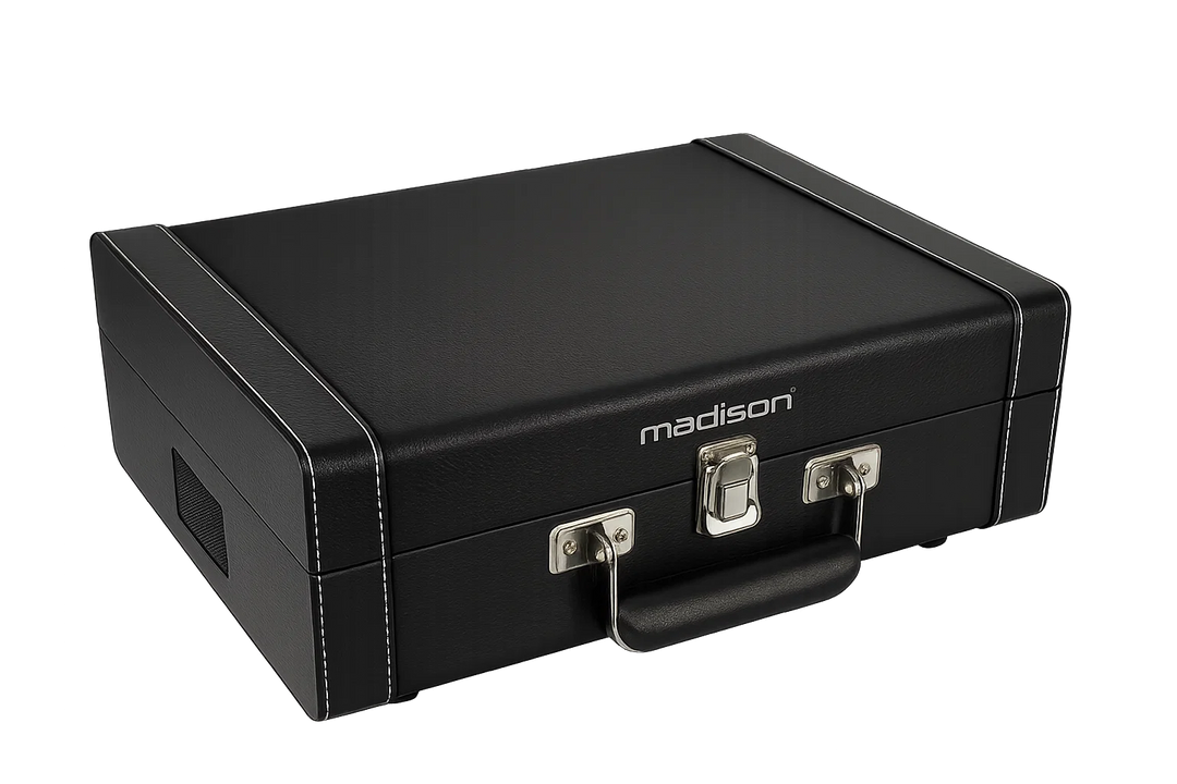 Madison Vintage Pladespiller con Bluetooth (Nero)