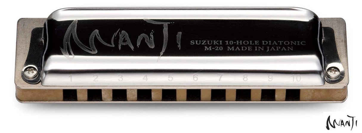 Suzuki Manji Standard M-20 Diatonic Harmonica - G
