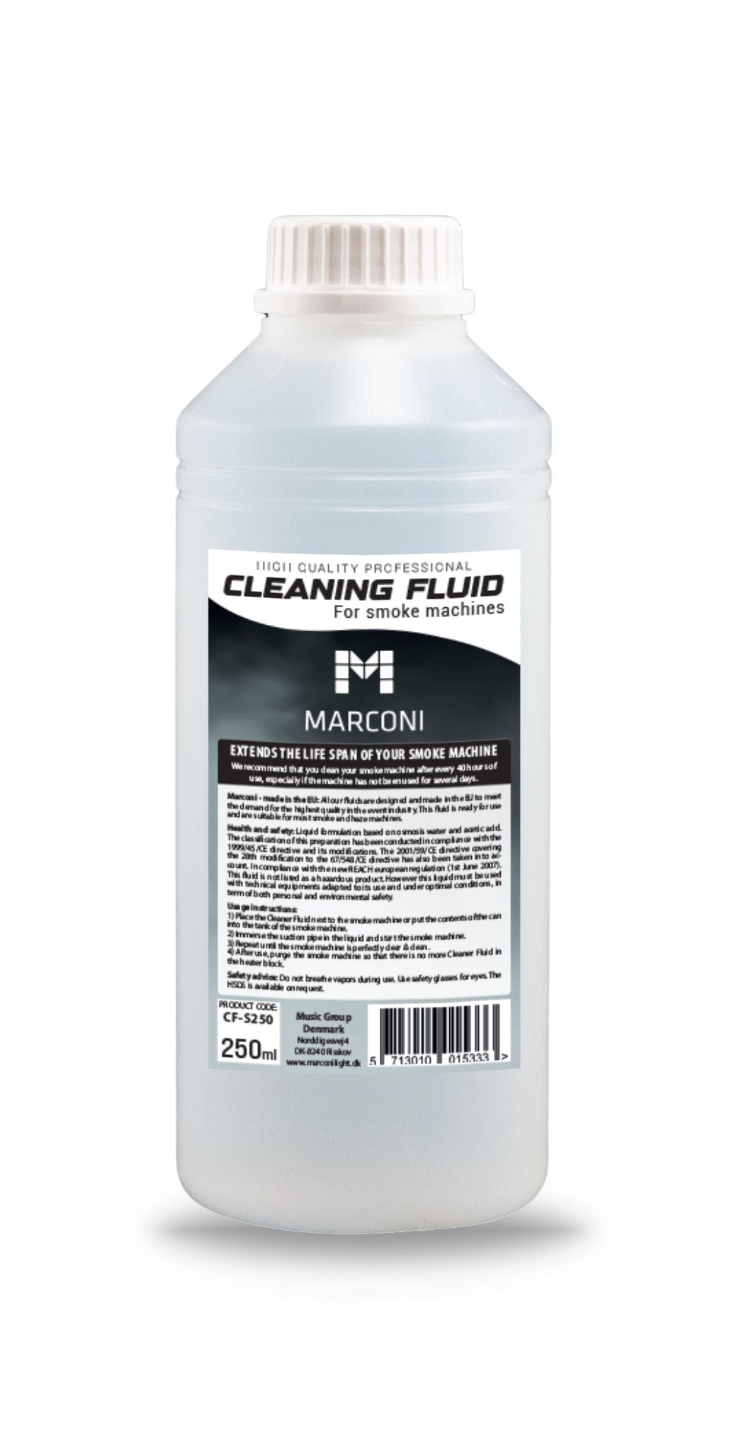 3 x 5L Liquido per Fumo (Low Fog) + 250ml Liquido di Pulizia