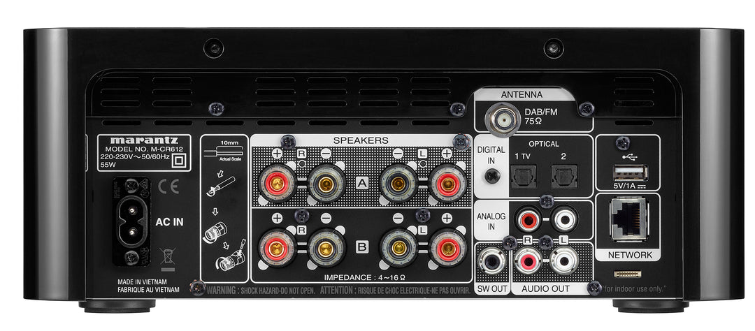 Marantz Melody X M-CR612 Minianlæg (Nero)