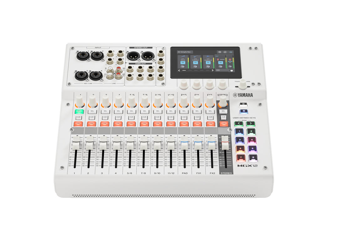 Yamaha MGX12 console di missaggio digitale (Bianco)