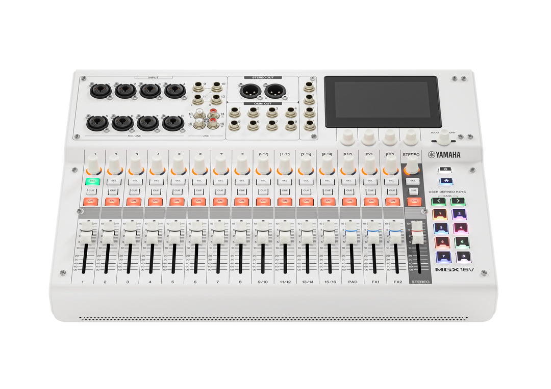 Yamaha MGX16V Console di missaggio digitale (Bianco) - Video Version