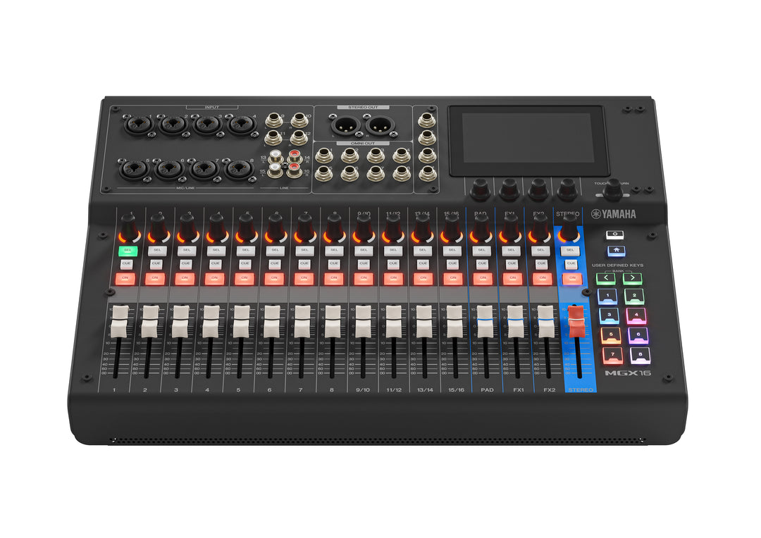 Yamaha MGX16 Console di mixaggio digitale (Nero)