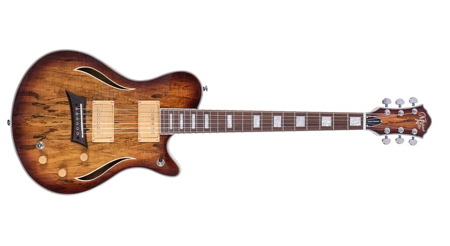 Michael Kelly Hybrid Special chitarra ibrida, Spalted Maple Burst