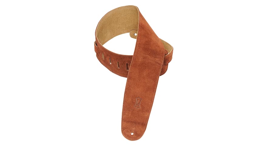 Levys MS4 cinghia per basso 3 1/2", ruggine