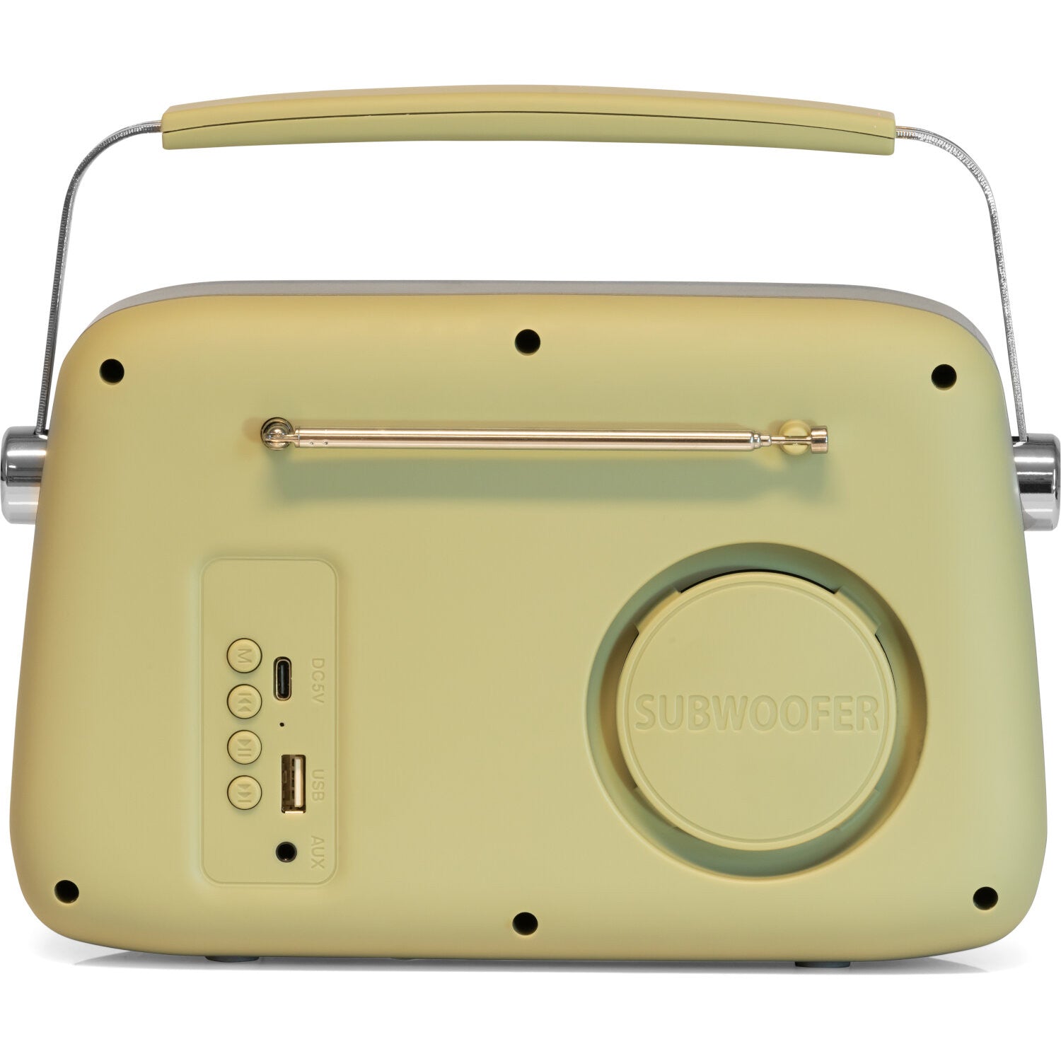 Madison Retro Radio with Bluetooth and FM (Matte Olive Green)