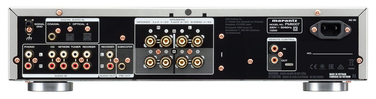 Marantz PM6007 Amplificatore HI-FI (Argento, 2x45W)