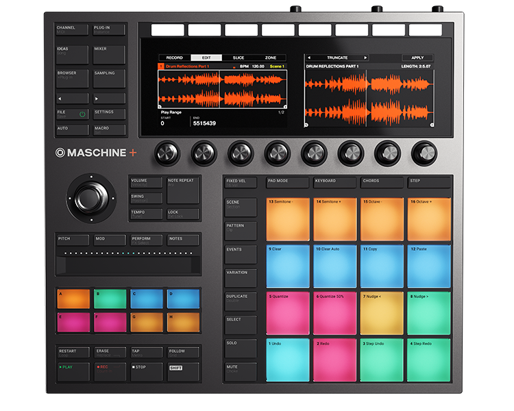 Native Instruments MASCHINE PLUS Groovebox standalone per produzione e performance