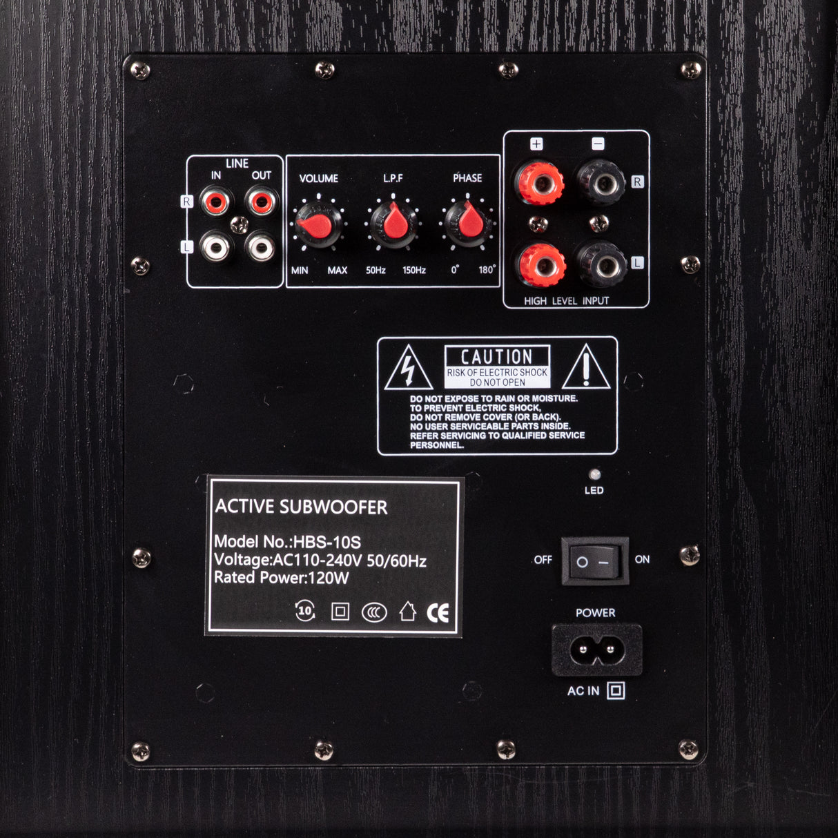 SoundMate HBS-10S 10" Subwoofer Attivo