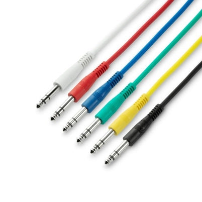 3 Star 6,3mm Jack Cavi Patch 6-pak (120cm)