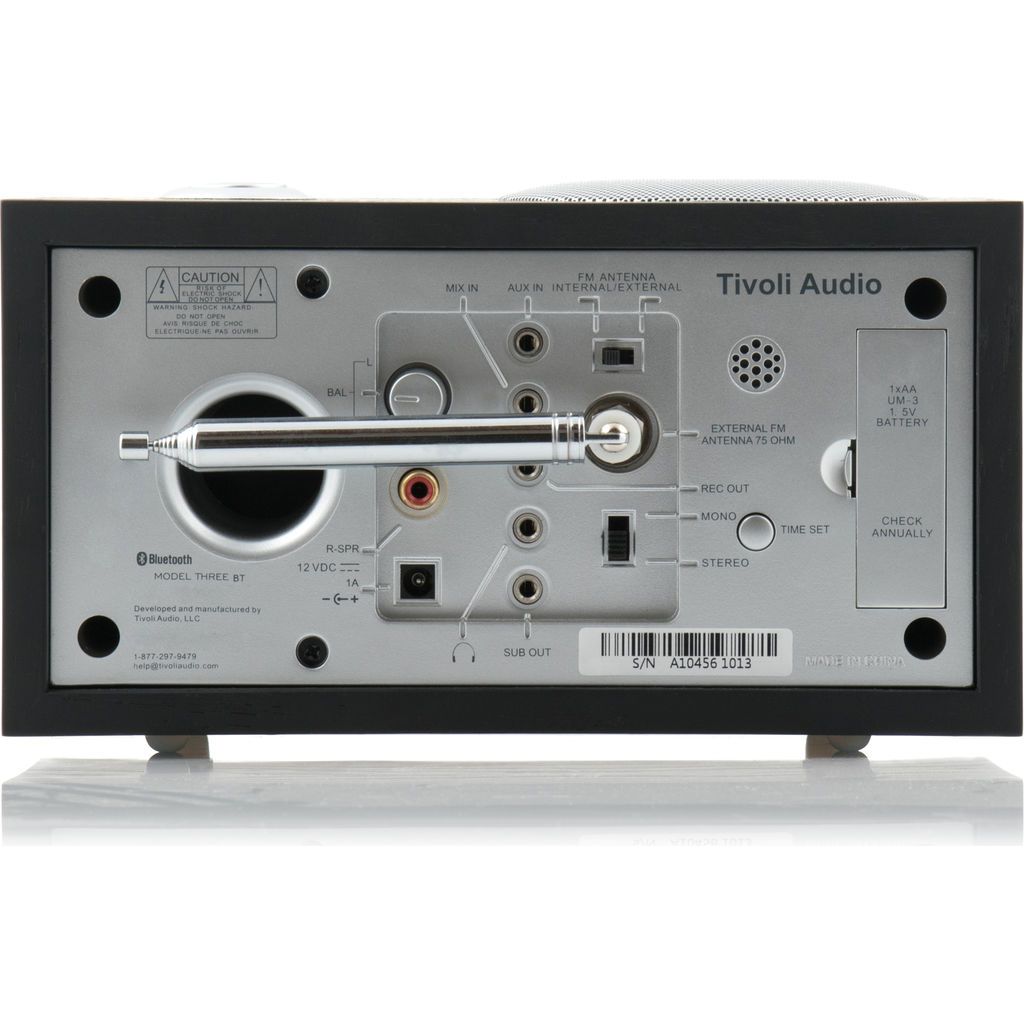 Tivoli Audio MODEL Three Minianlæg con Bluetooth e USB (Noce, Beige)