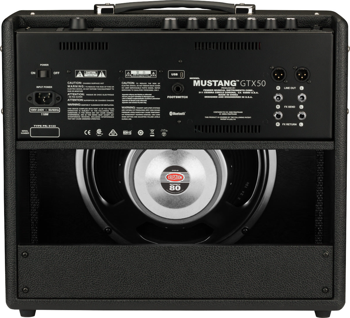 Fender Mustang GTX50 Amplificatore per chitarra