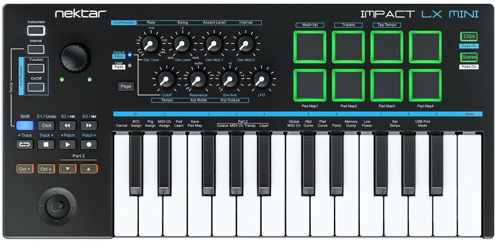 Nektar Impact LX Mini Tastiere MIDI
