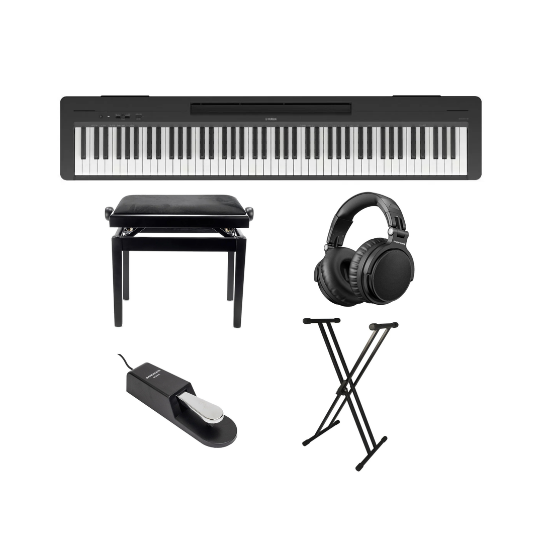 Yamaha P-145BT Pianoforte Elettrico Grande Pacchetto