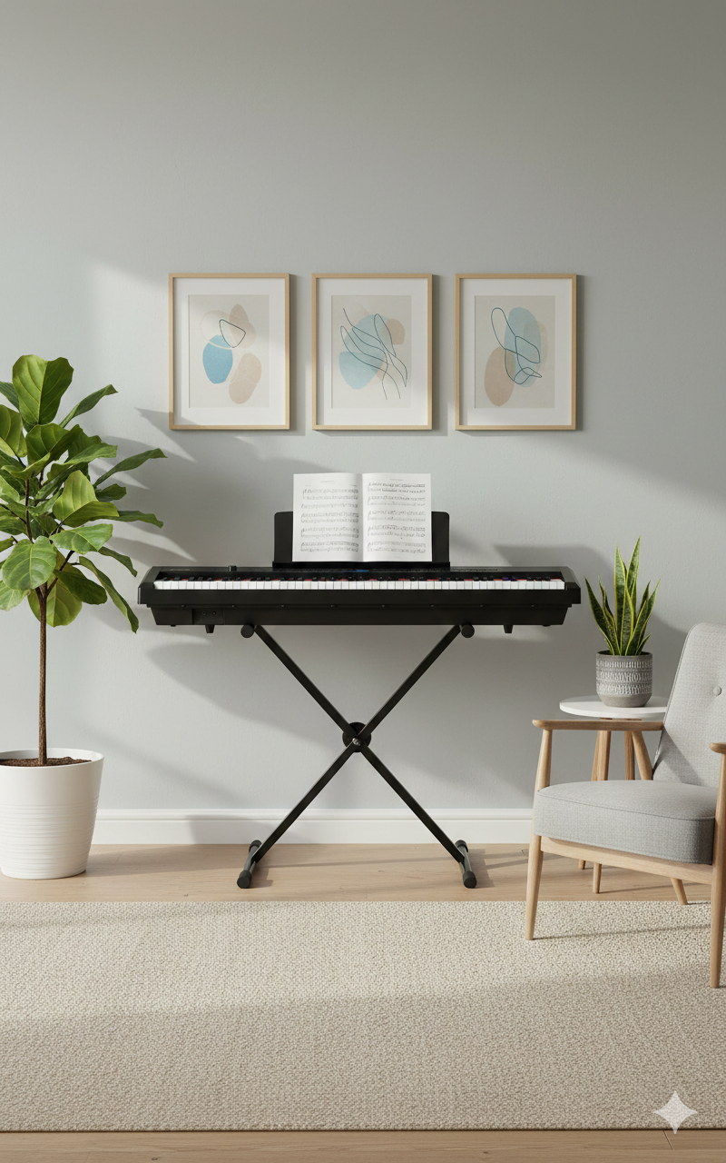 Grooveland P22 El Klaver (Hvid)