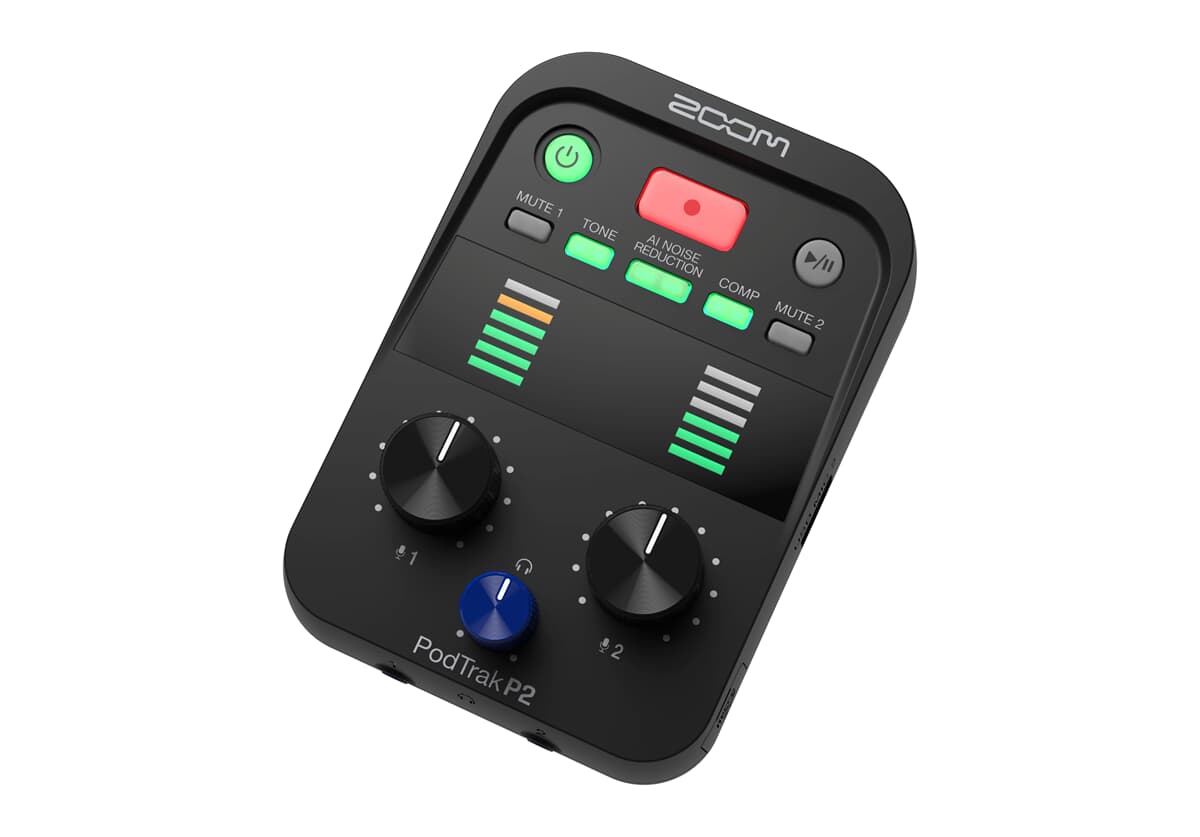 Zoom P2 PodTrak Podcast Mixer