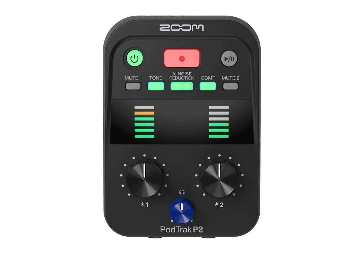 Zoom P2 PodTrak Podcast Mixer