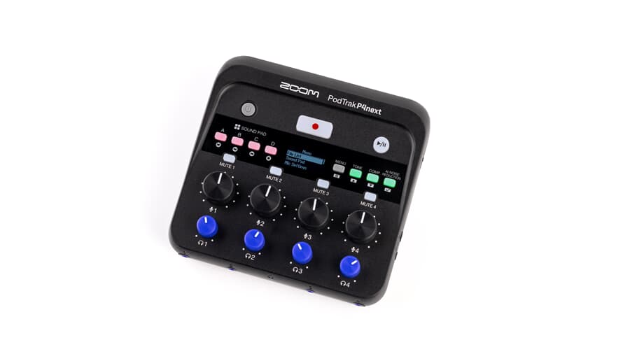 Zoom P4 PodTrak P4next Registratore Podcast