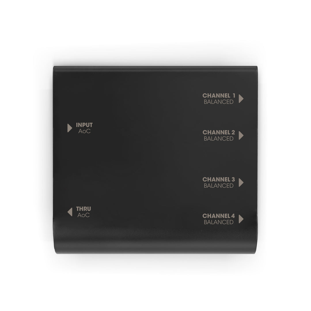 Palmer AoC Box XLRm - Audio over Cat-box da etherCON a 4 x XLR maschio