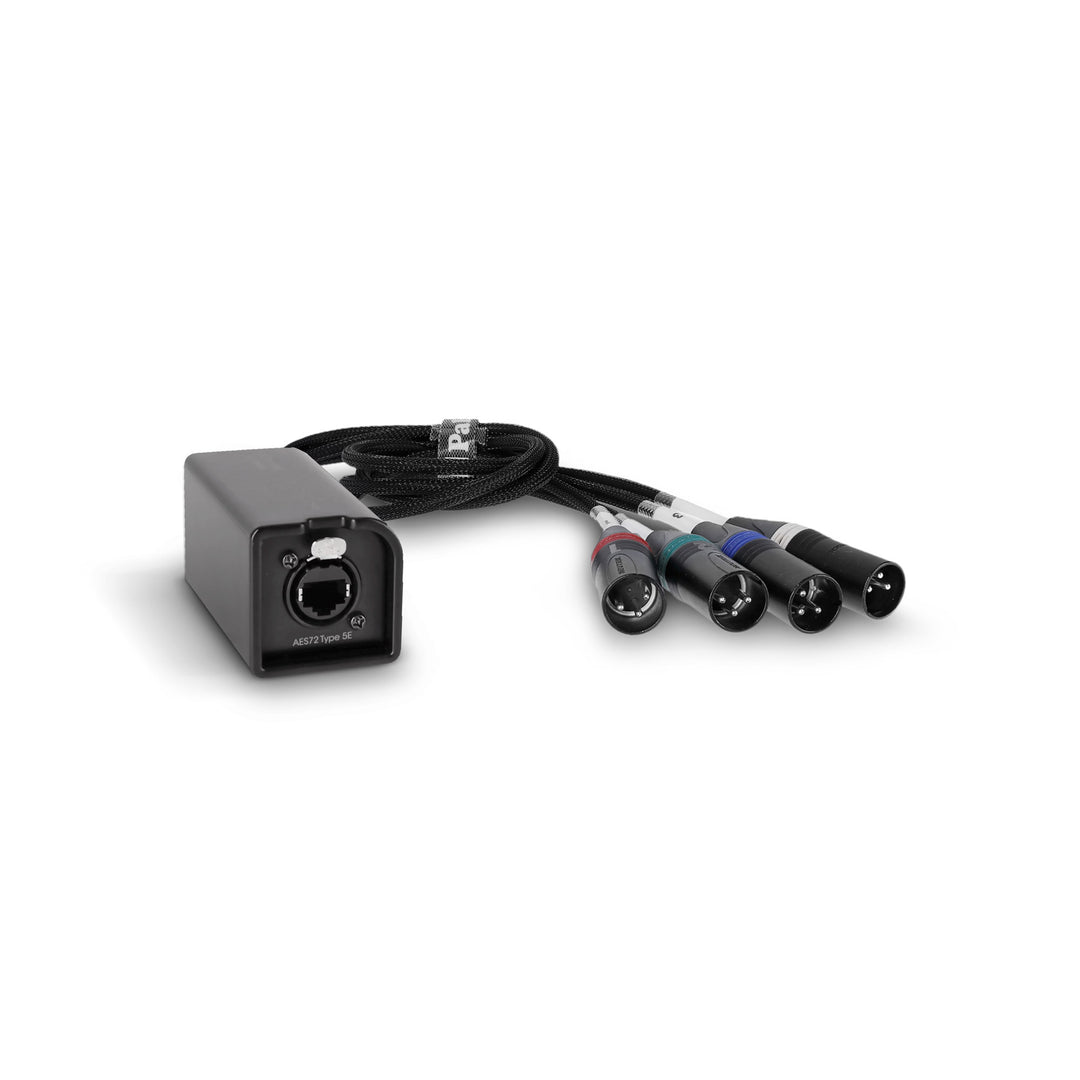 Palmer AoC Loom XLRm - cavo Audio over Cat da etherCON a 4 x XLR maschio