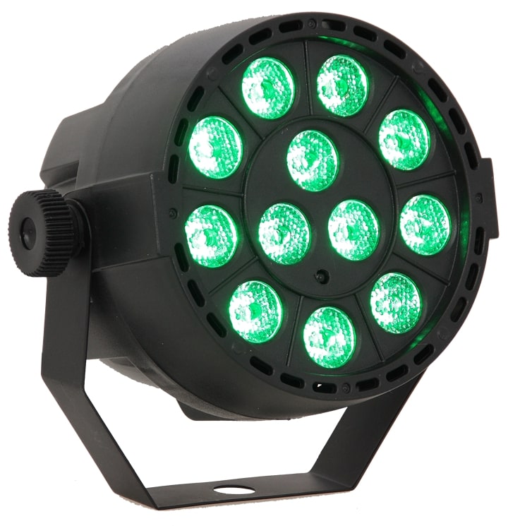 LED Spot Multicolor con telecomando (12x3W)