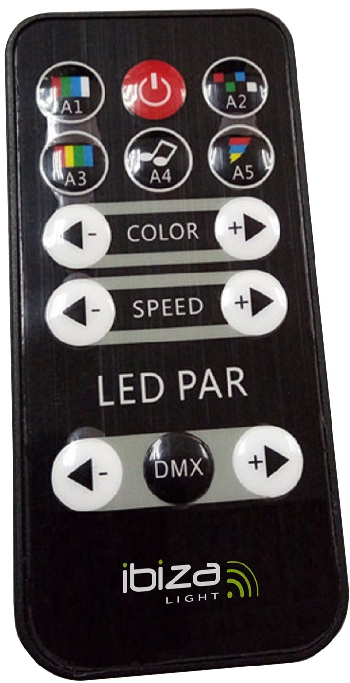 LED Spot Multicolor con telecomando (12x3W)