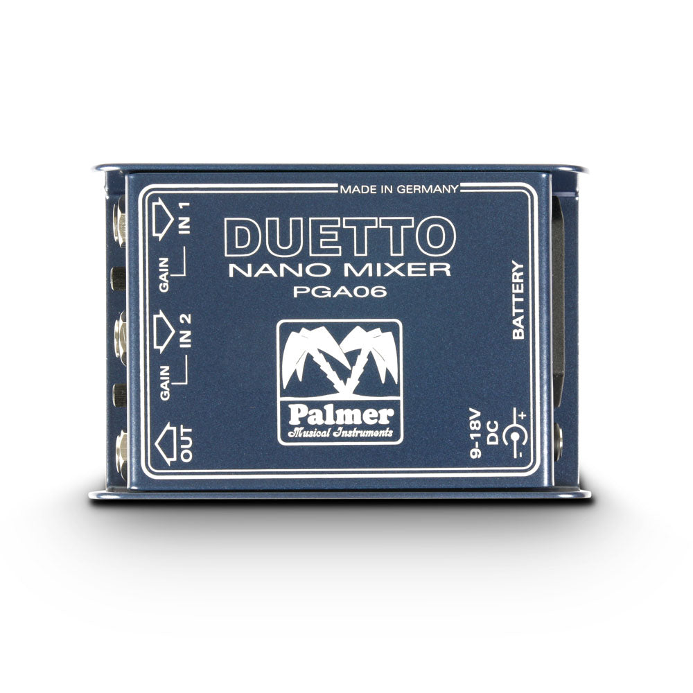 Palmer DUETTO - Nano-mixer per chitarre e segnali di linea