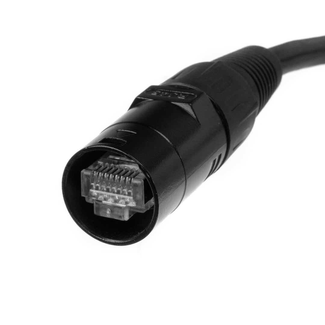 CAT7 a CAT7 Alloggiamento Metallico Black/1,5m