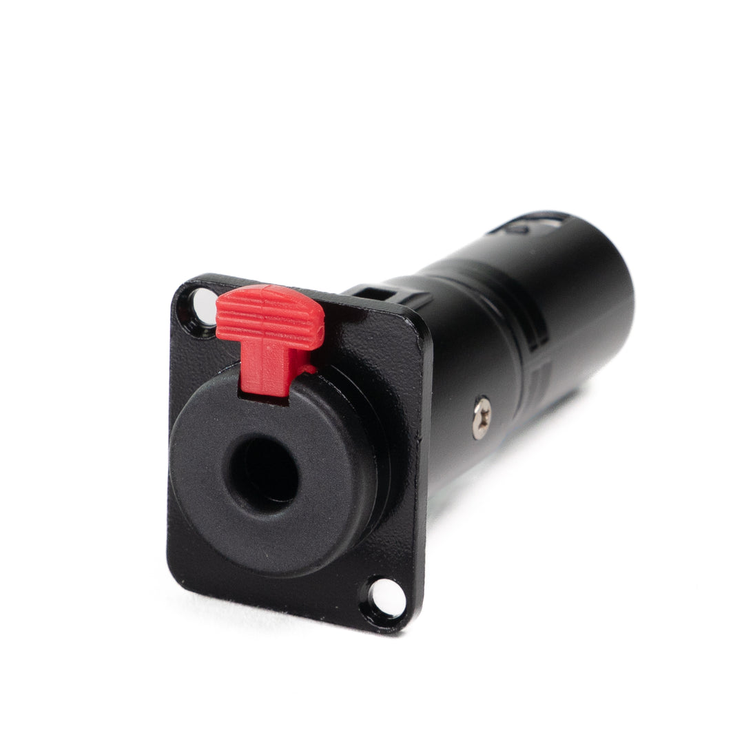 Perfex Jack a XLR Maschio Chassis Connettore (Nero)