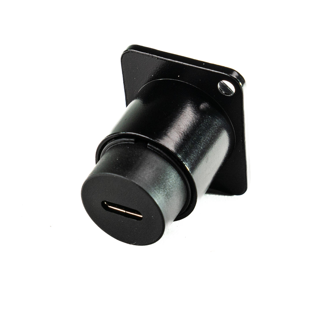 Perfex USB-C a USB-C Chassis Connettore (Nero)