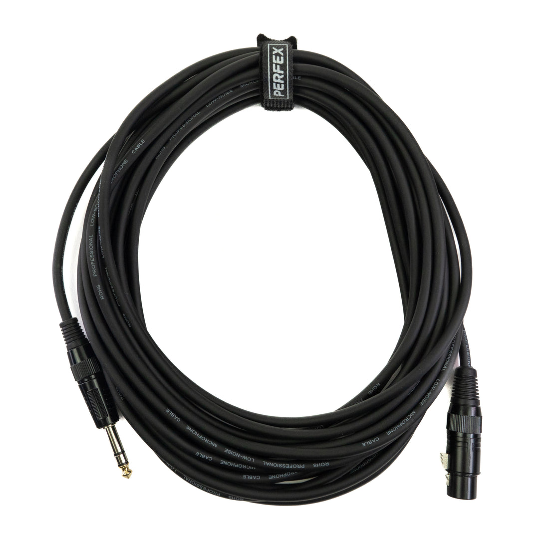 Perfex XLR Femmina a Jack Bilanciato (10m)