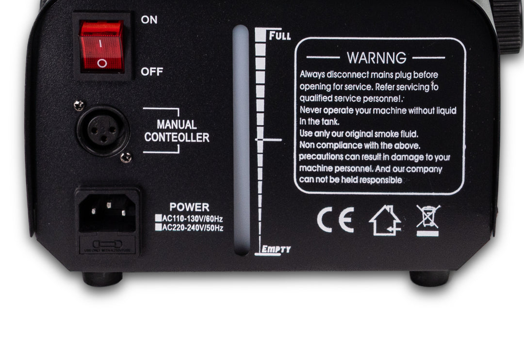 Marconi 1200W 6 LED Macchina del Fumo Bundle