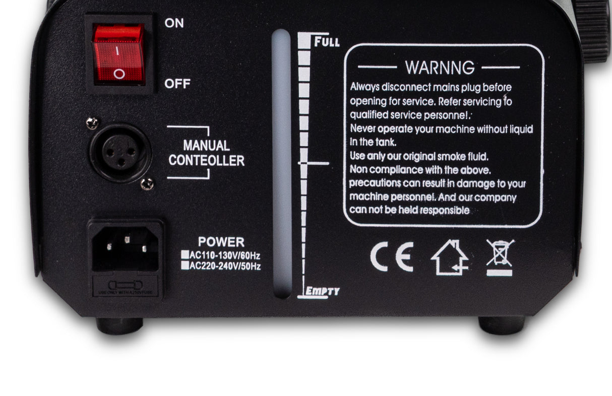 Marconi 1200W 6 LED Macchina del Fumo Bundle