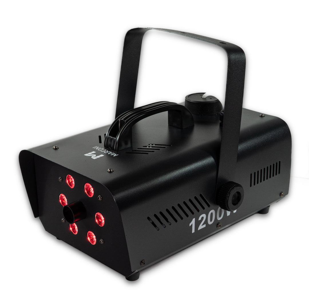 Marconi 1200W 6 LED Macchina del Fumo Bundle