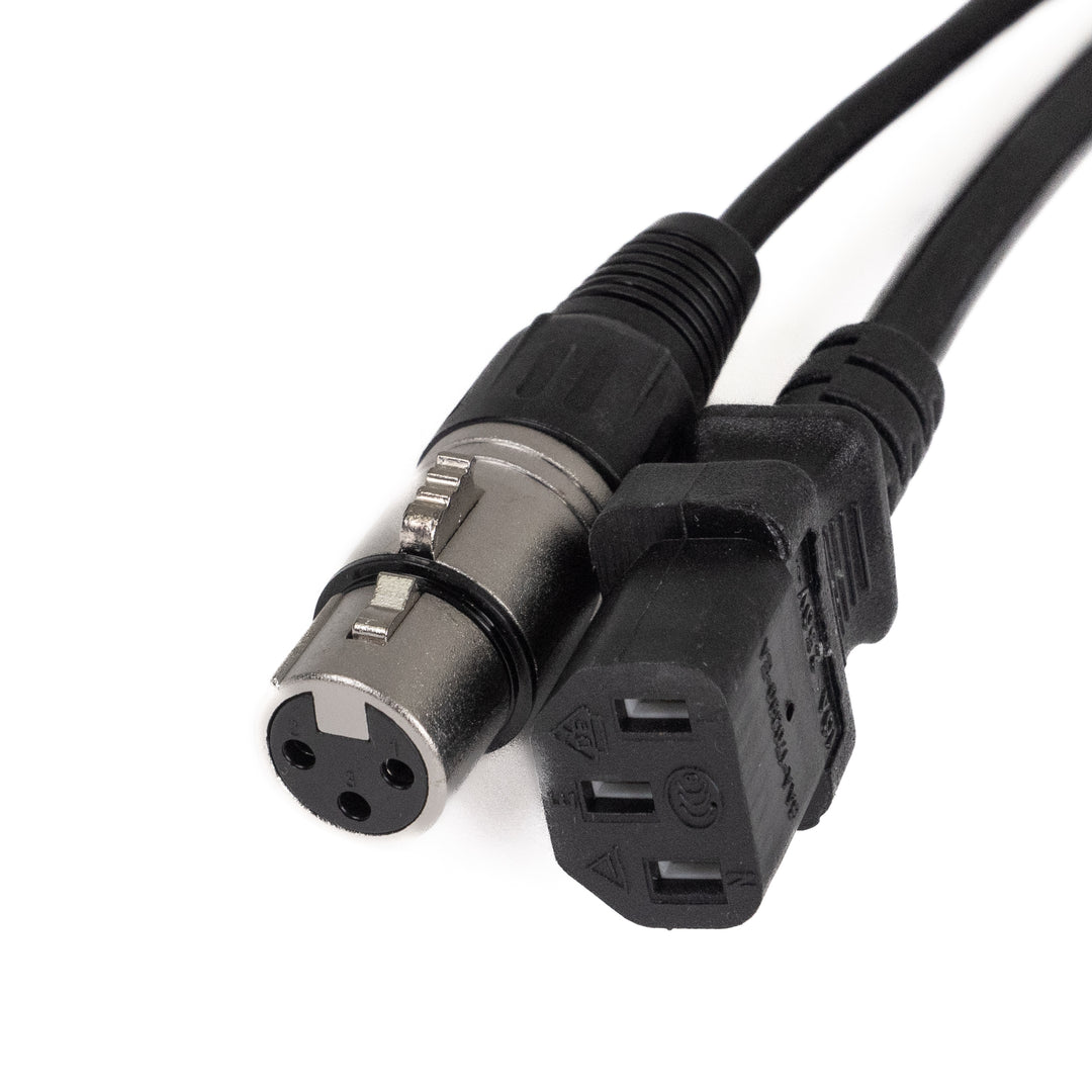 Perfex IEC & XLR Cavi Multicavo (DMX, 3m)