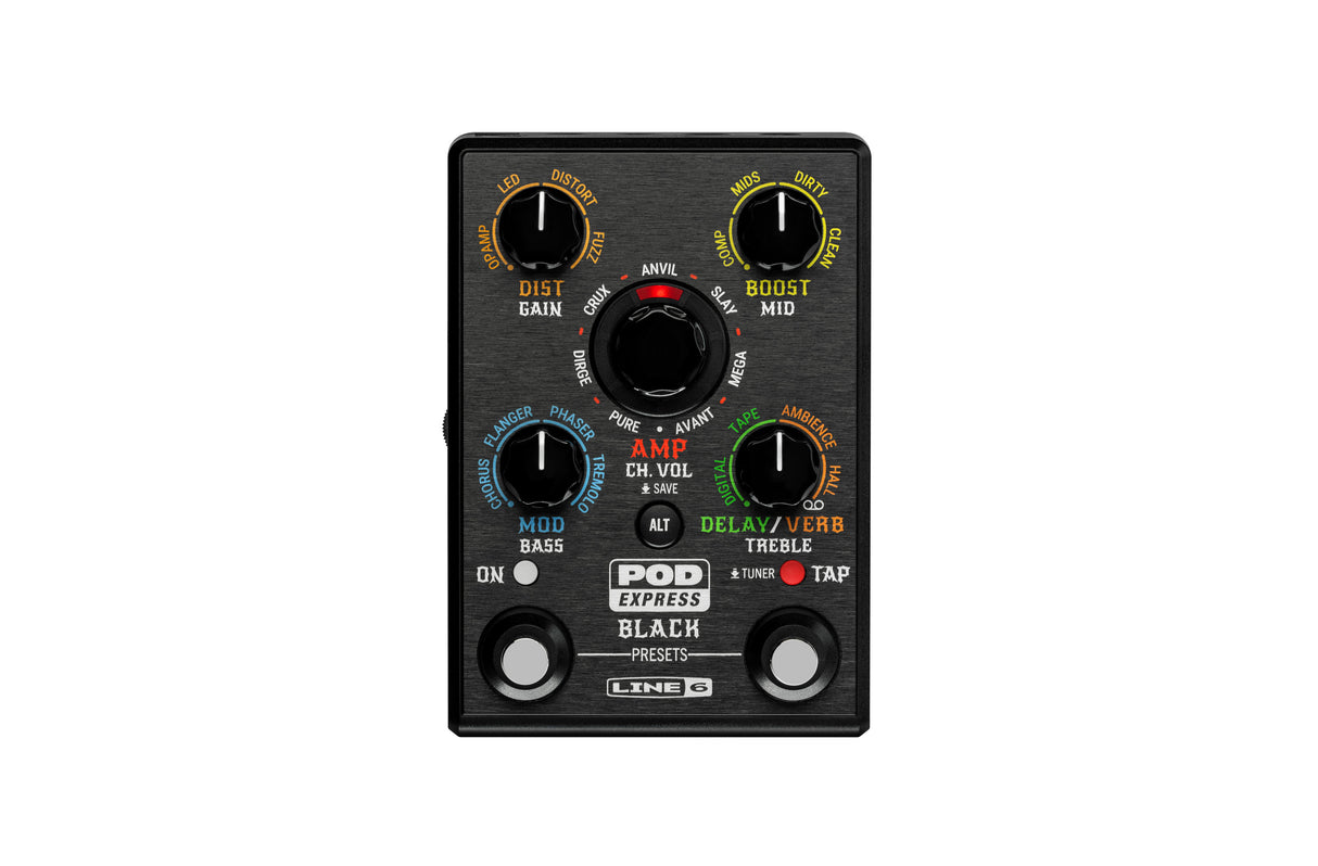 Line6 Pod Express Black Guitar Multieffetto