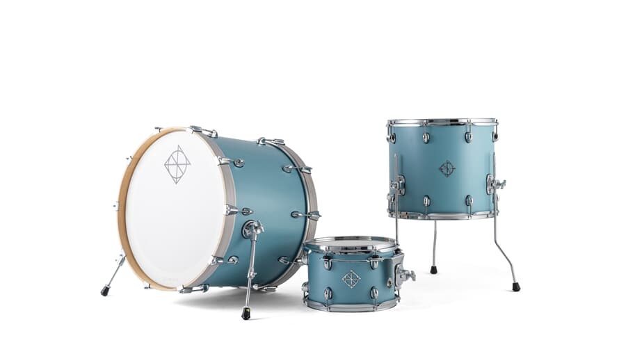 Dixon PODCSTH322-01-QB set di fusti, blu quetzal satinato