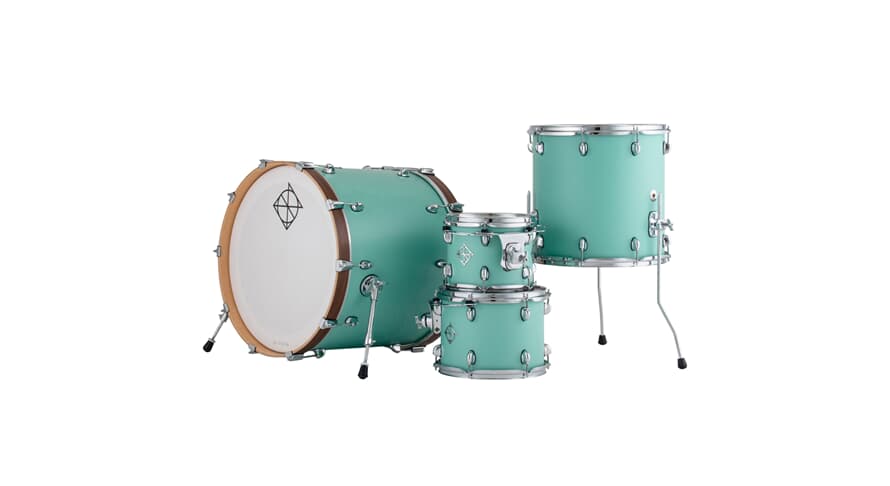 Dixon Cornerstone Hybrid PODCSTH422-01-NM set di fusti, Satin Neo-Mint