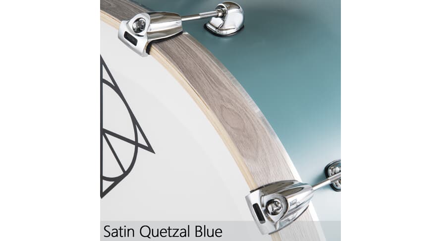 Dixon PODCSTM422-01-QB set di fusti, blu quetzal satinato