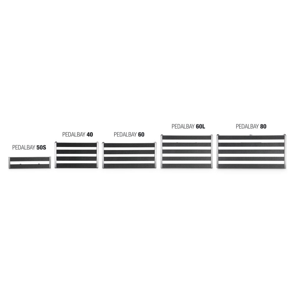 Palmer PEDALBAY® 60 - Pedalboard leggero e regolabile con softcase protettivo, 60 cm