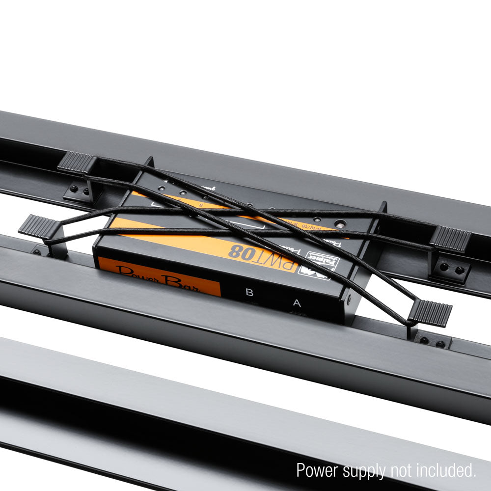 Palmer PEDALBAY® 80 - Letvægts, variabelt pedalboard med beskyttende softcase, 80 cm