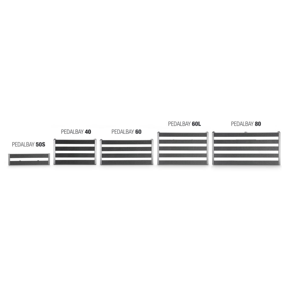 Palmer PEDALBAY® 80 - Pedalboard leggero e variabile con softcase protettivo, 80 cm